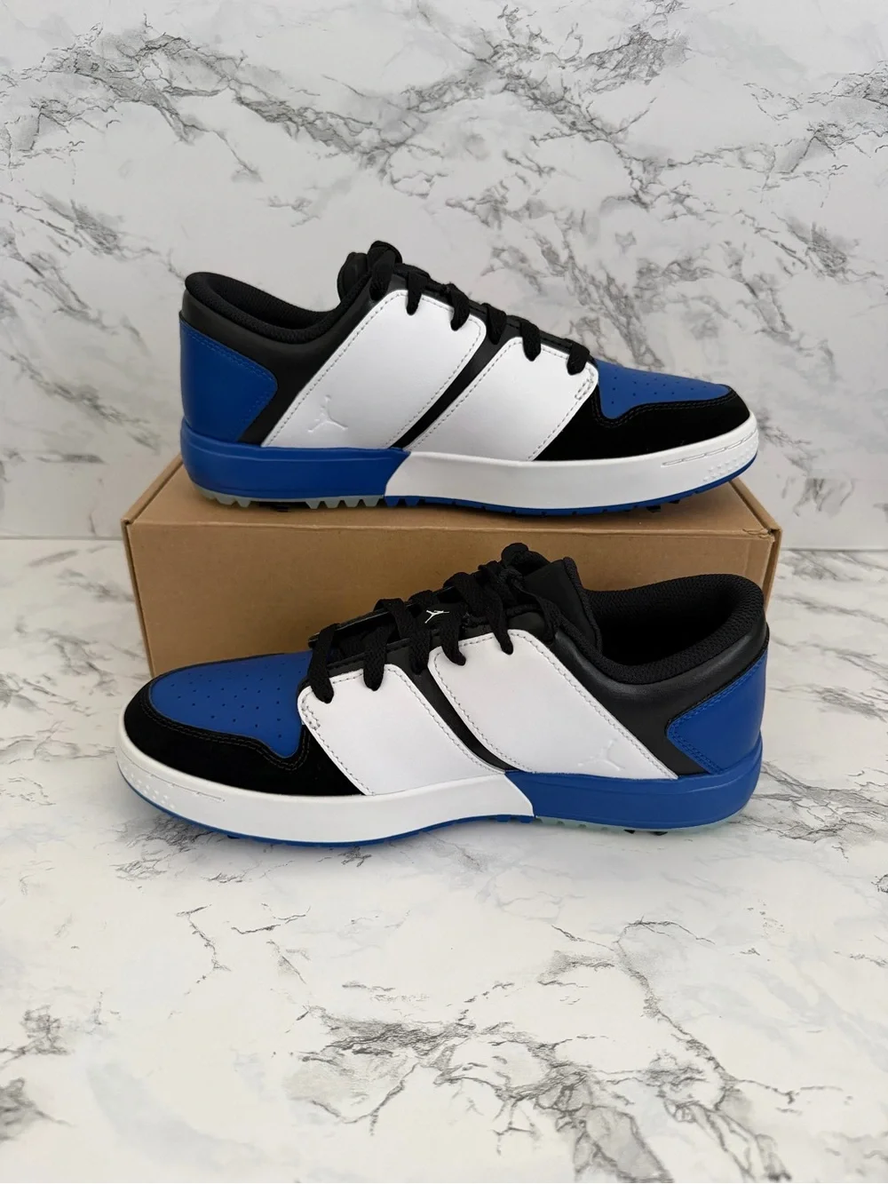 Air Jordan Nu Retro 1 Low Golf Sport Royal Shoes Eastside Infinity Men’s Size 7
